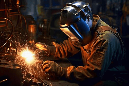 Industrial blade sharpening hero